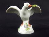 Miniaturka holubice- Míšeňský porcelán
