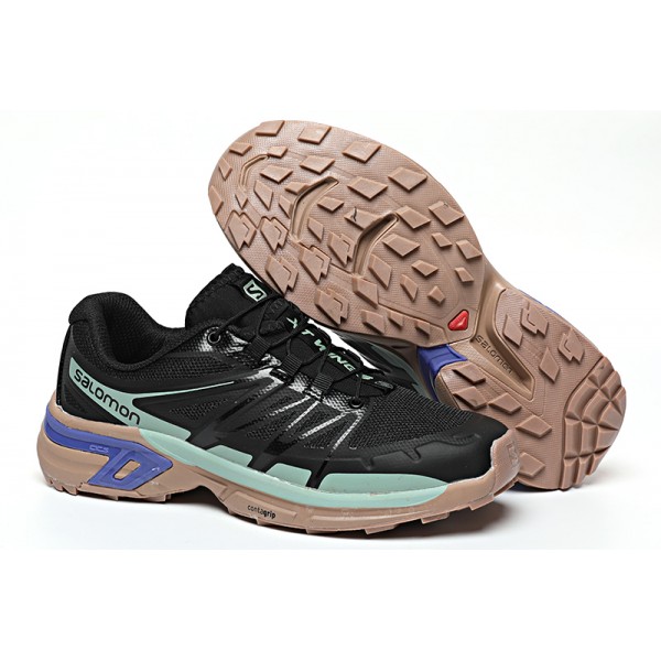 Women's Salomon Shoes XT-Wings 2 Unisex Sportstyle In Black Seafoam