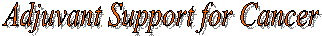 Adjuvant Support for Cancer