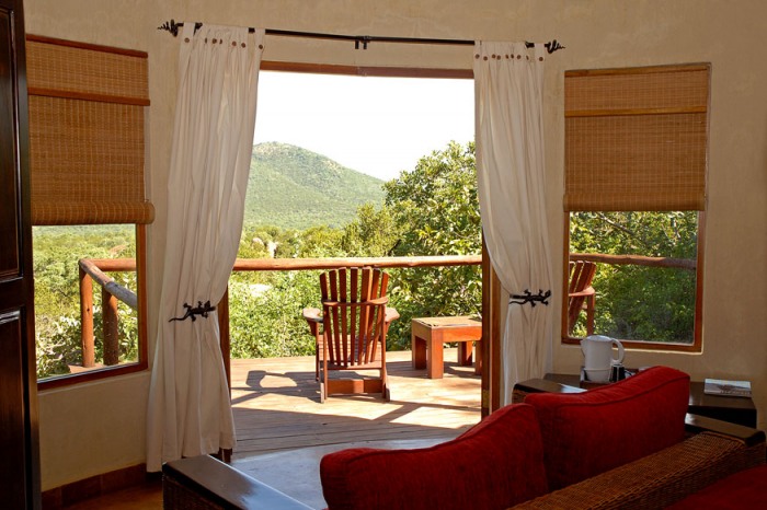 Kwa Madwala Manyatta bedroom looking out