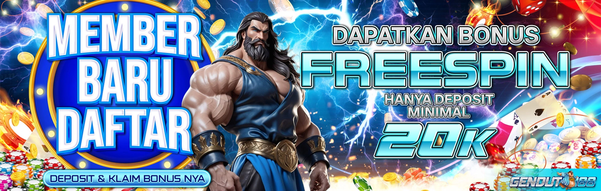 deposit 20k dapat free spin 15 kali